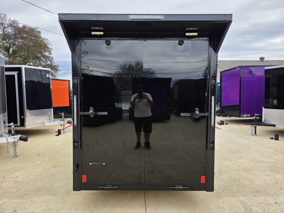 New 2026 New 6x12 SA Screwless Vending Enclosed Trailer | Blackout | Spoiler Package | .08 Polycor | 1115