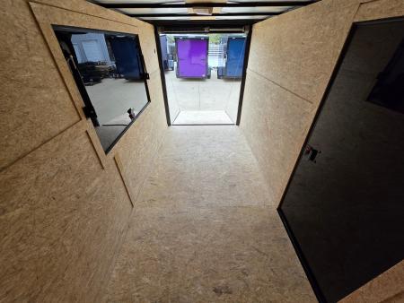 New 2026 New 6x12 SA Screwless Vending Enclosed Trailer | Blackout | Spoiler Package | .08 Polycor | 1115
