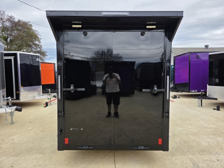 New 2026 New 6x12 SA Screwless Vending Enclosed Trailer | Blackout | Spoiler Package | .08 Polycor | 1115