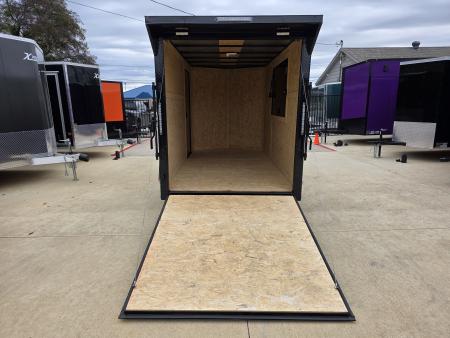 New 2026 New 6x12 SA Screwless Vending Enclosed Trailer | Blackout | Spoiler Package | .08 Polycor | 1115