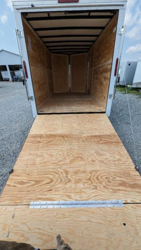 New 2026 Homesteader 7x14 Intrepid V-Nose Cargo Trailer w/ Ramp Door