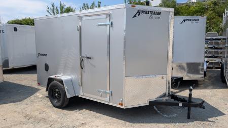 New 2026 Homesteader 6x10 Intrepid V-Nose Cargo Trailer w/ Ramp Door