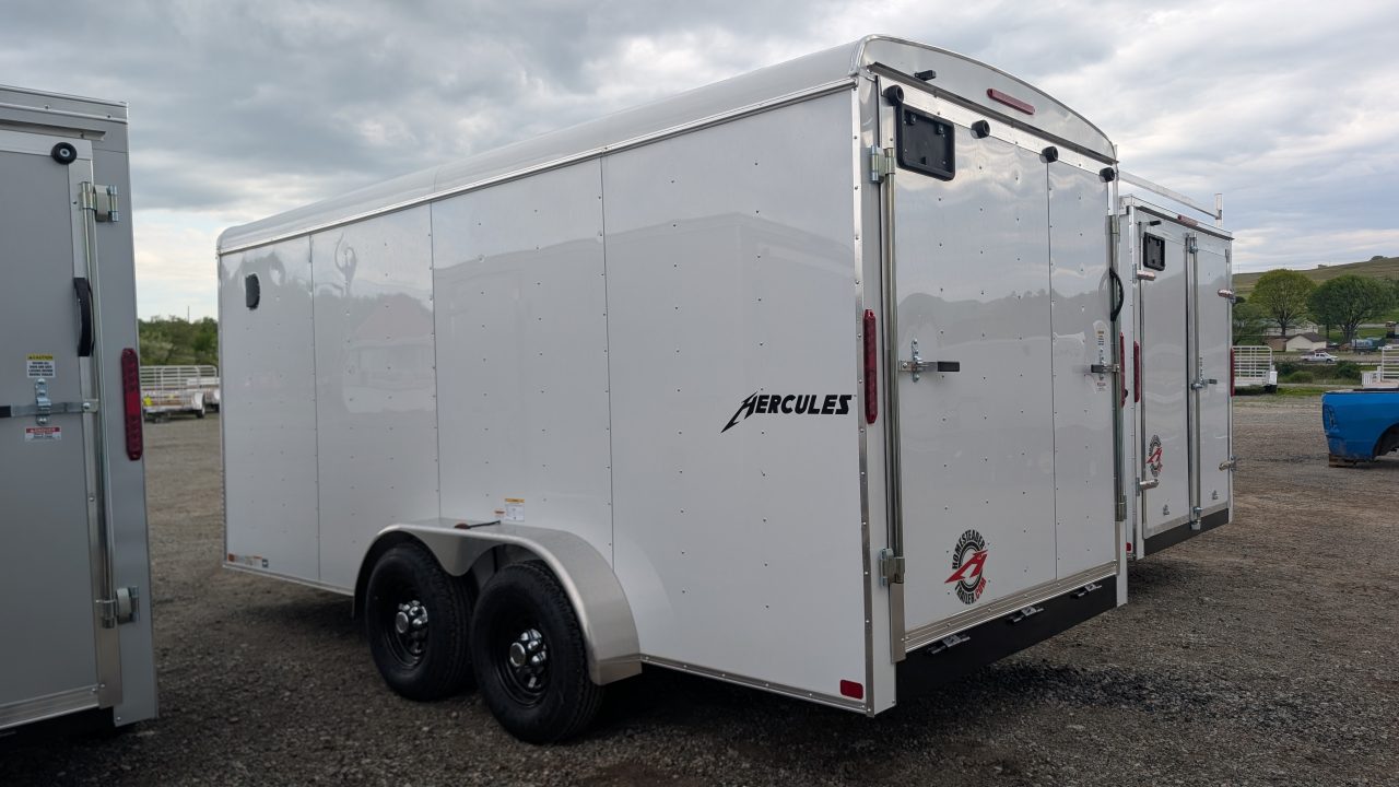 New 2026 Homesteader 7x16 HD Hercules Cargo Trailer w/ Ramp (9950# GVW)
