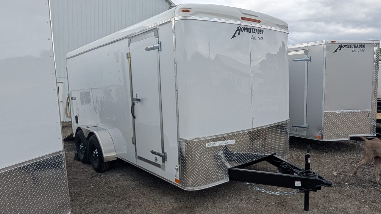 New 2026 Homesteader 7x16 HD Hercules Cargo Trailer w/ Ramp (9950# GVW)