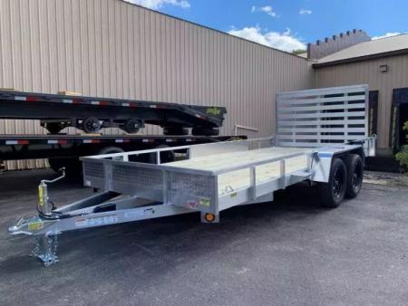 New 2027 Quality Aluminum 82  x 16' TA 7K Utility Trailer