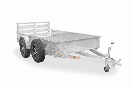 New 2026 H&H Trailers 76x12 Aluminum Solid Side Utility Trailer 3K Idler Utility Trailer