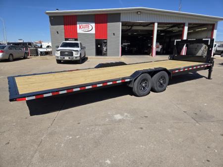 New 2026 H&H Trailers 82x26 Electric Tilt 14K Equipment Trailer