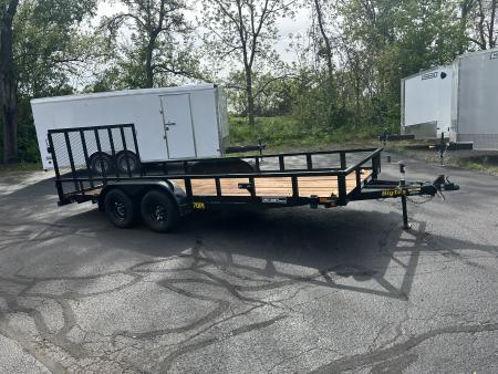 Used 2024 Big Tex Trailers 7X18 Black Utility Trailer