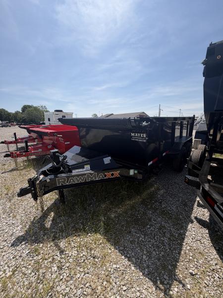 New 2026 RAWMAXX LPX14BP14K Dump Trailer 83X14 TA 36  SIDES (GVW:14000) JET BLACK