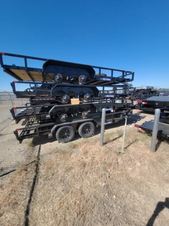 New 2026 Sure-Trac 7X16 7K Tube Top Utility Trailer