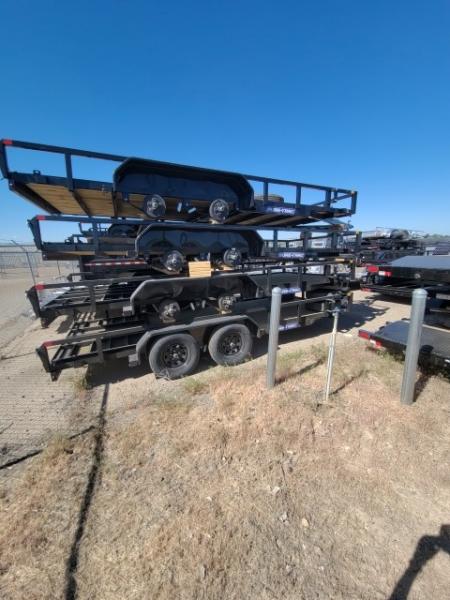 New 2026 Sure-Trac 7X16 7K Tube Top Utility Trailer