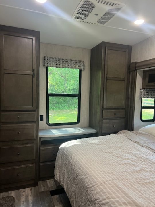 Used 2022 Forest River Sandpiper 38FKOK Fifth Wheel