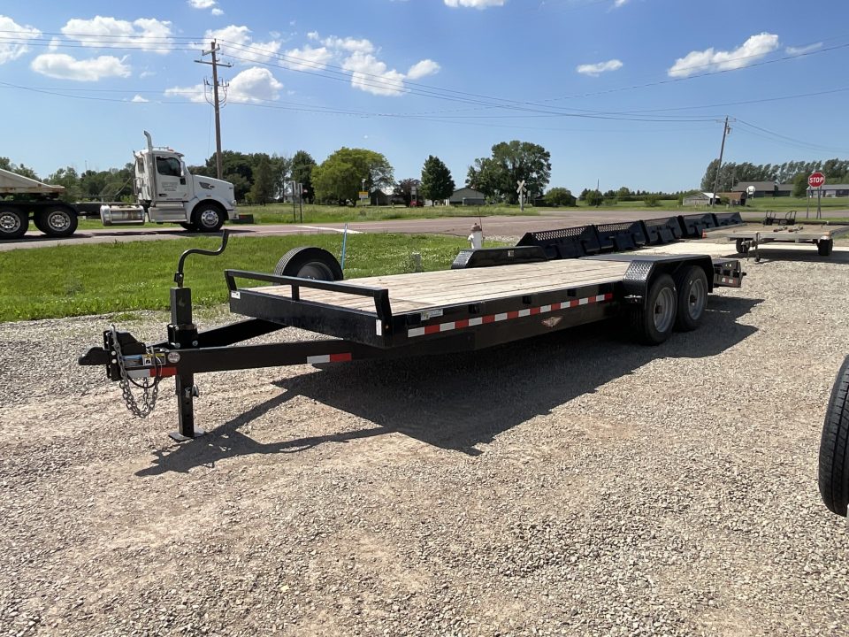 Used 2022 H&H Trailers H8218+4OLSDR-160 Equipment Trailer