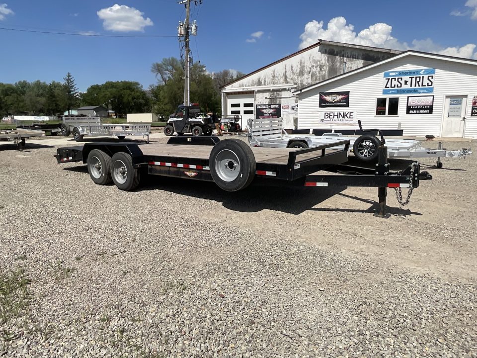 Used 2022 H&H Trailers H8218+4OLSDR-160 Equipment Trailer