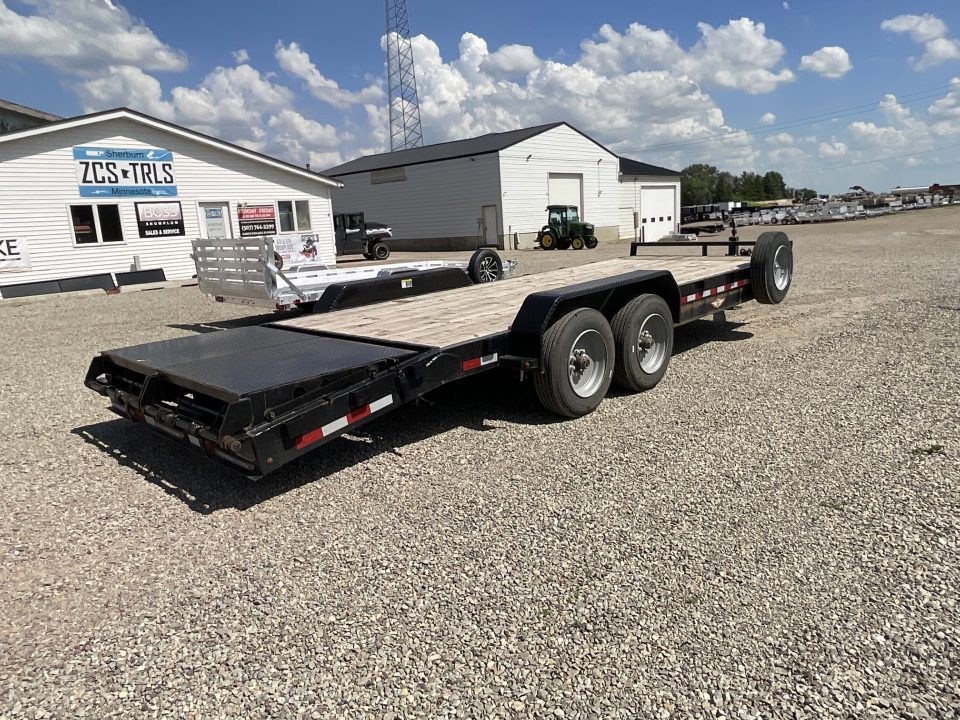 Used 2022 H&H Trailers H8218+4OLSDR-160 Equipment Trailer