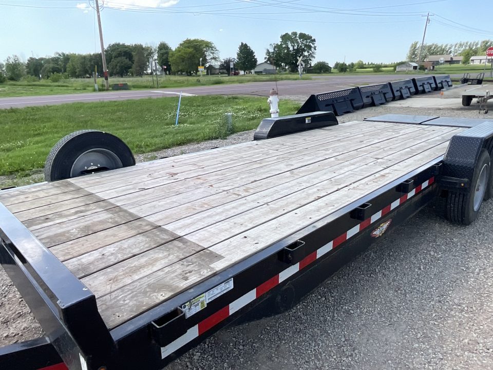 Used 2022 H&H Trailers H8218+4OLSDR-160 Equipment Trailer