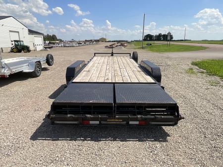 Used 2022 H&H Trailers H8218+4OLSDR-160 Equipment Trailer