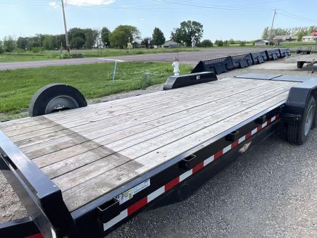 Used 2022 H&H Trailers H8218+4OLSDR-160 Equipment Trailer