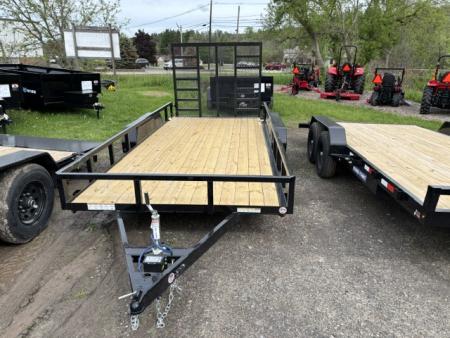 New 2026 Sure-Trac * 7X16-7K * 5FT LADDER GATE * TUBE TOP * EASY LUBE HUBS * STAKE POCKETS *ST-UTT8216-070 Utility Trailer