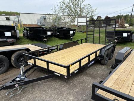 New 2026 Sure-Trac * 7X16-7K * 5FT LADDER GATE * TUBE TOP * EASY LUBE HUBS * STAKE POCKETS *ST-UTT8216-070 Utility Trailer