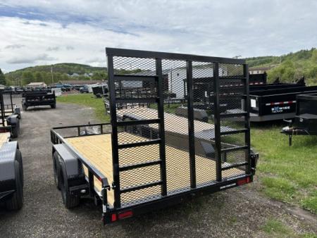 New 2026 Sure-Trac * 7X16-7K * 5FT LADDER GATE * TUBE TOP * EASY LUBE HUBS * STAKE POCKETS *ST-UTT8216-070 Utility Trailer