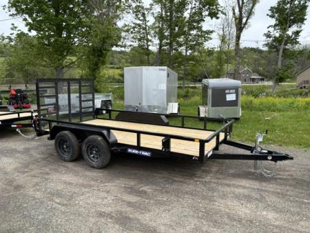 New 2026 Sure-Trac * 7X14-7K * RAMPS * STAKE POCKETS * LADDER GATE * STUTT8214-BP-070 Utility Trailer