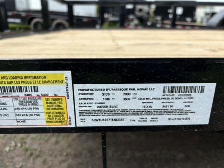 New 2026 Sure-Trac * 7X14-7K * RAMPS * STAKE POCKETS * LADDER GATE * STUTT8214-BP-070 Utility Trailer