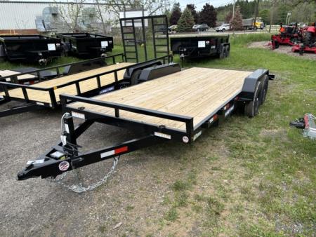 New 2026 Sure-Trac * 7X18-10K * 16+2 * CAR HAULER * D-RINGS * STAKE POCKETS * SETBACK JACK *ST-CHW8218-100 Equipment Trailer