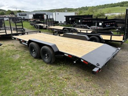 New 2026 Sure-Trac * 7X18-10K * 16+2 * CAR HAULER * D-RINGS * STAKE POCKETS * SETBACK JACK *ST-CHW8218-100 Equipment Trailer