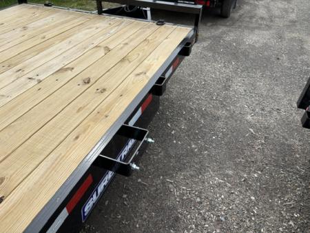 New 2026 Sure-Trac * 7X18-10K * 16+2 * CAR HAULER * D-RINGS * STAKE POCKETS * SETBACK JACK *ST-CHW8218-100 Equipment Trailer