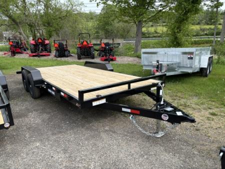 New 2026 Sure-Trac * 7X18-10K * 16+2 * CAR HAULER * D-RINGS * STAKE POCKETS * SETBACK JACK *ST-CHW8218-100 Equipment Trailer