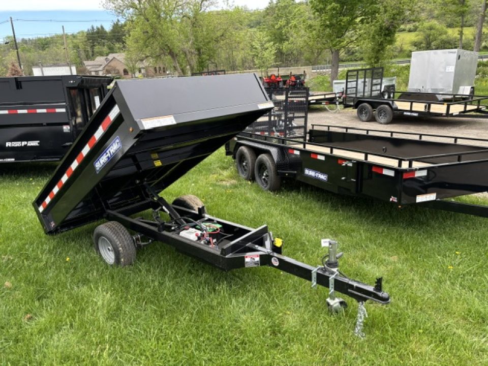 New 2026 Sure-Trac * 4.5X8-3K * REMOVABALE FRONT AND REAR PANELS * REMOTE DUMP *ST-UDU5408-030 Dump Trailer