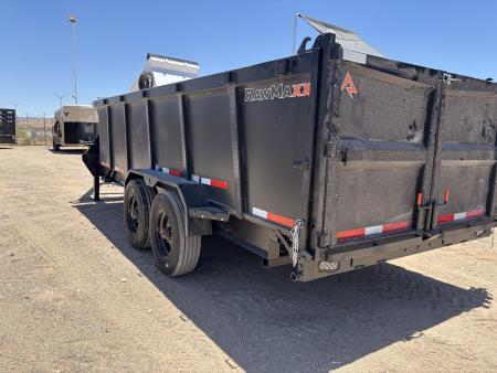 New 2026 RawMaxx LTX - 18' X 83" GOOSENECK 20K DUMP TRAILE Dump Trailer