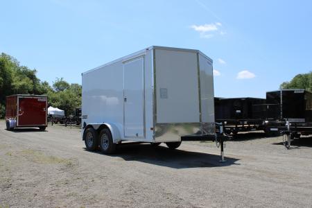 New 2026 Haulmark 7x12 Enclosed Cargo Trailer - Double Rear Doors