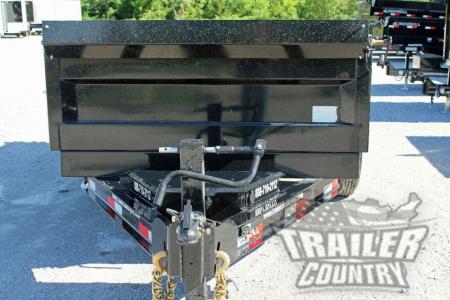 New 2026 NEW 6' x 12' Iron Bull Scissor Hoist Hydraulic Dump Trailer w/ 24" High Sides