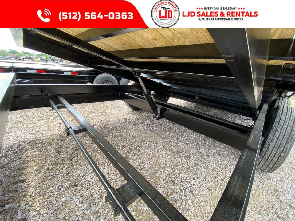 New 2026 AMW - 102" X 22' Drive Over Fender Tilt Trailer - 14K GVWR