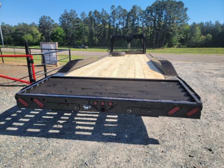 New 2026 Double A 26'x102" Gooseneck Equipment Trailer with Drive Over Fenders Equipment Trailer