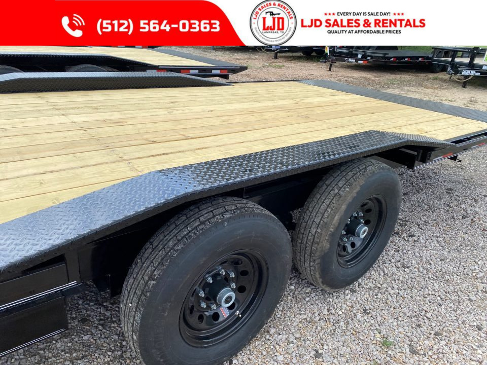 New 2026 AMW - 102" X 22' Drive Over Fender Tilt Trailer - 16K GVWR
