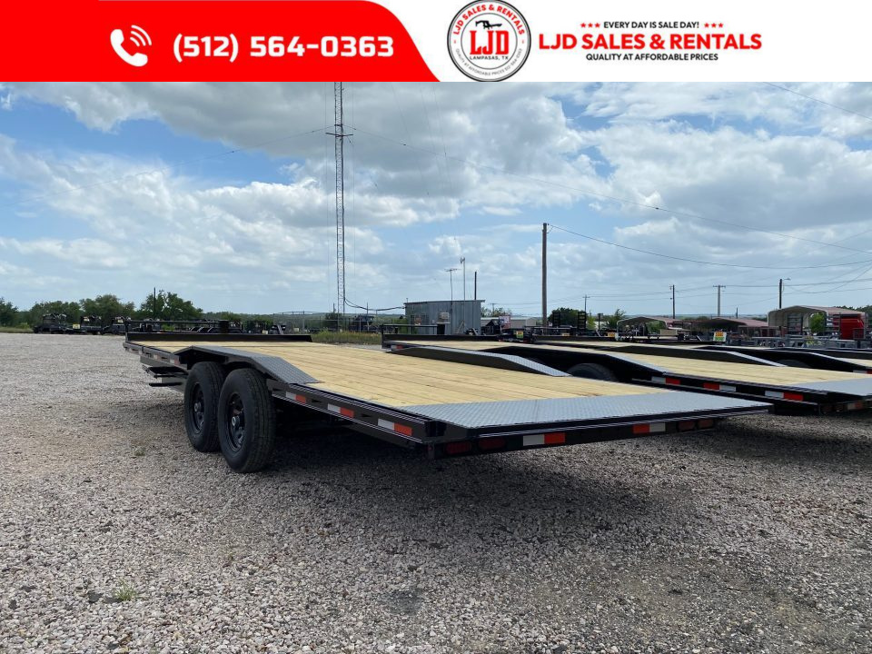 New 2026 AMW - 102" X 22' Drive Over Fender Tilt Trailer - 16K GVWR