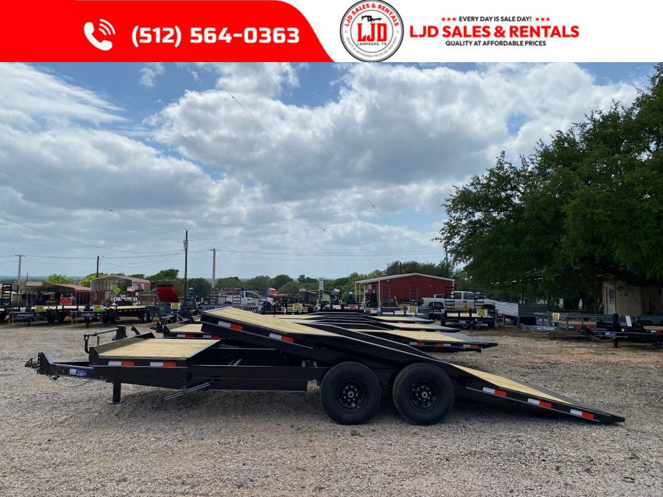New 2026 AMW - 102  X 22' Drive Over Fender Tilt Trailer - 16K GVWR