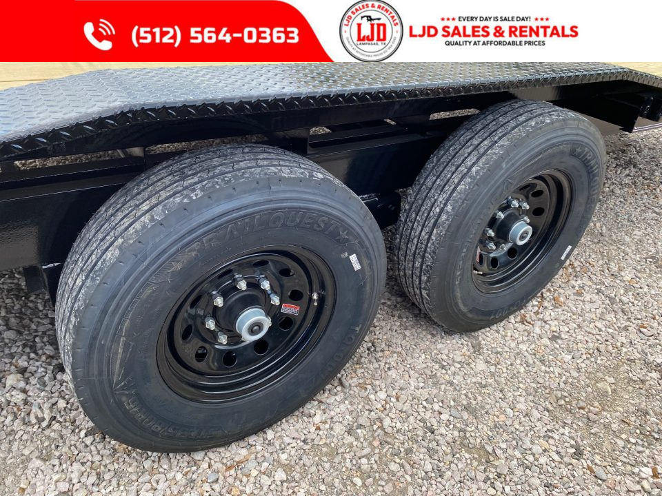 New 2026 AMW - 102" X 24' Drive Over Fender Tilt Trailer - 16K GVWR