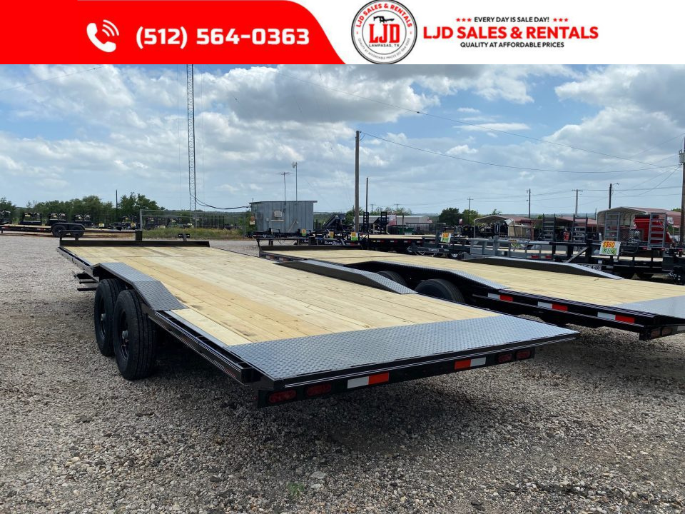 New 2026 AMW - 102" X 24' Drive Over Fender Tilt Trailer - 16K GVWR