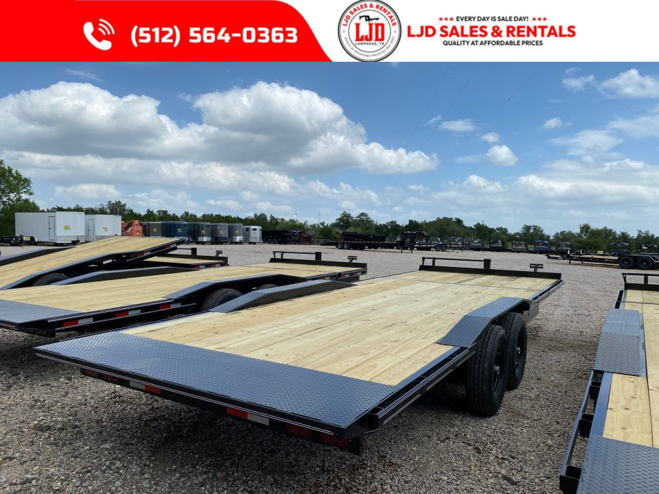 New 2026 AMW - 102" X 24' Drive Over Fender Tilt Trailer - 16K GVWR