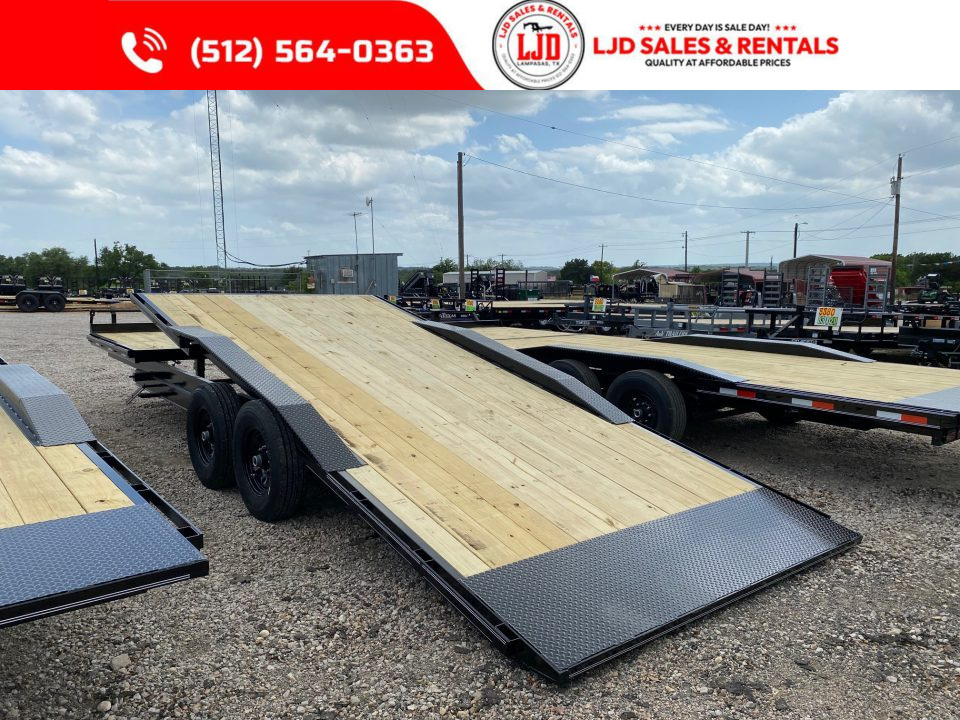 New 2026 AMW - 102  X 24' Drive Over Fender Tilt Trailer - 16K GVWR
