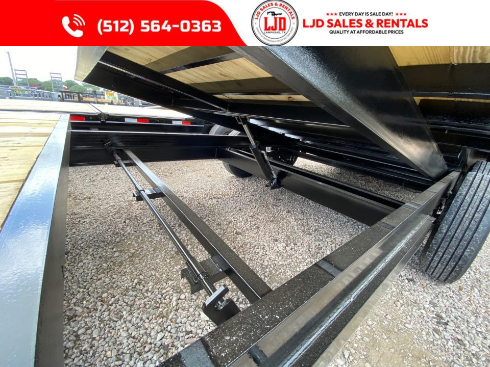 New 2026 AMW - 102" X 24' Drive Over Fender Tilt Trailer - 16K GVWR