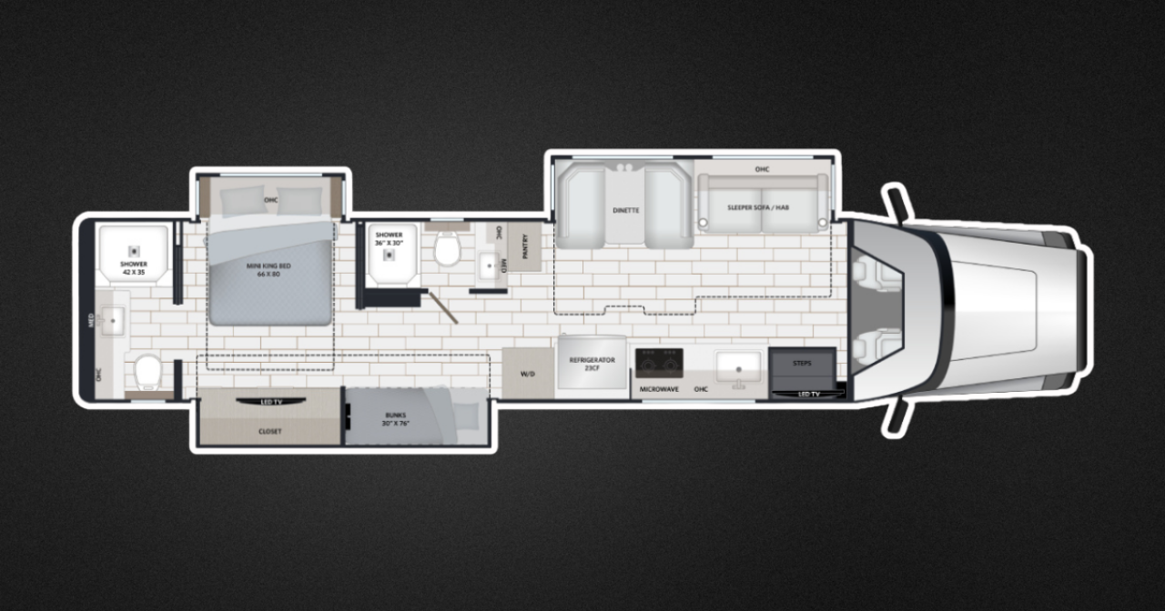 New 2027 Renegade RV XL 45BBC Motorhome