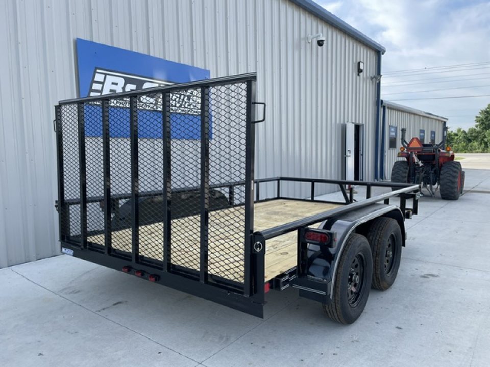 New 2026 DAVIDSON 83X12 TANDEM AXLE UTILITY PIPE TOP W/4' GATE