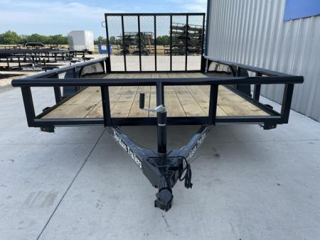 New 2026 DAVIDSON 83X12 TANDEM AXLE UTILITY PIPE TOP W/4' GATE