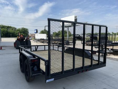New 2026 DAVIDSON 83X12 TANDEM AXLE UTILITY PIPE TOP W/4' GATE