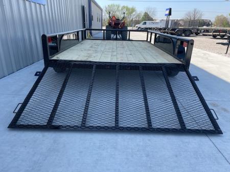 New 2026 DAVIDSON 83X12 TANDEM AXLE UTILITY PIPE TOP W/4' GATE